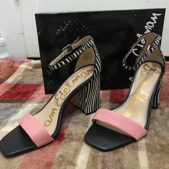 sam edelman zebra heels